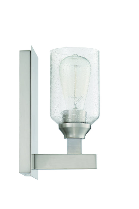 Craftmade 53161-BNK One Light Wall Sconce, Brushed Polished Nickel