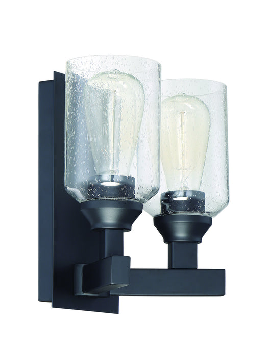 Craftmade 53162-FB Two Light Wall Sconce, Flat Black