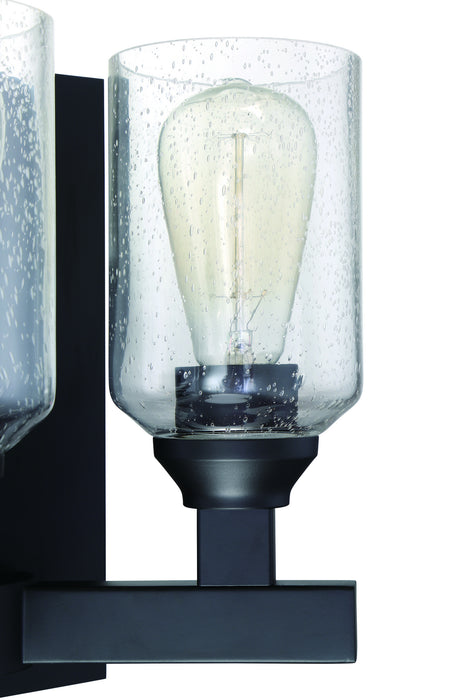 Craftmade 53162-FB Two Light Wall Sconce, Flat Black