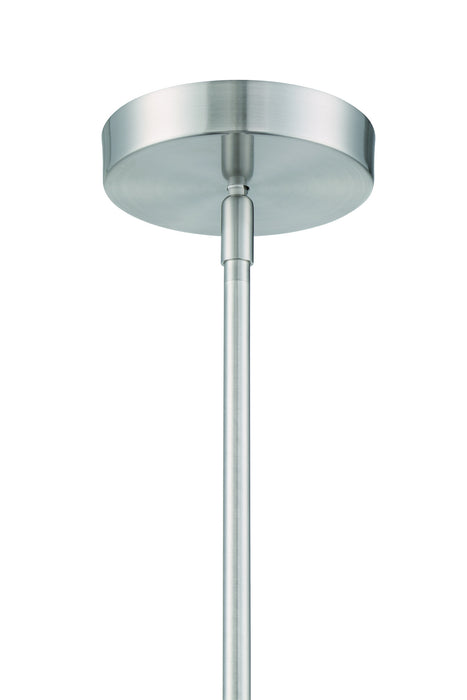Craftmade 53191-BNK One Light Mini Pendant, Brushed Polished Nickel