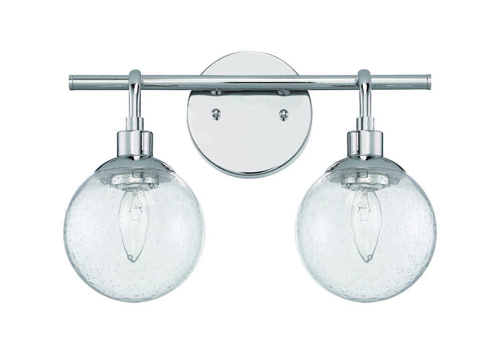 Craftmade 53302-CH Two Light Vanity, Chrome