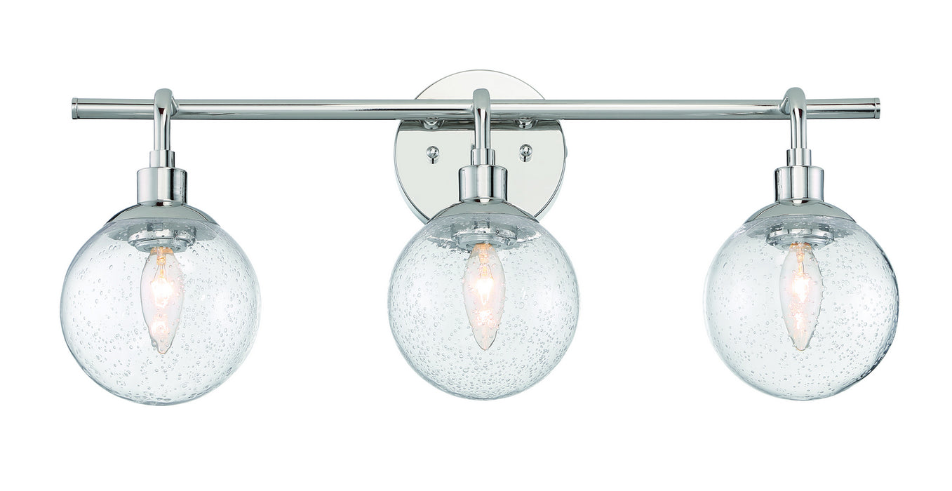 Craftmade 53303-CH Three Light Vanity, Chrome