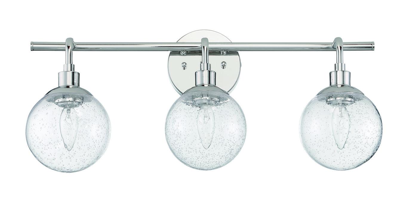 Craftmade 53303-CH Three Light Vanity, Chrome