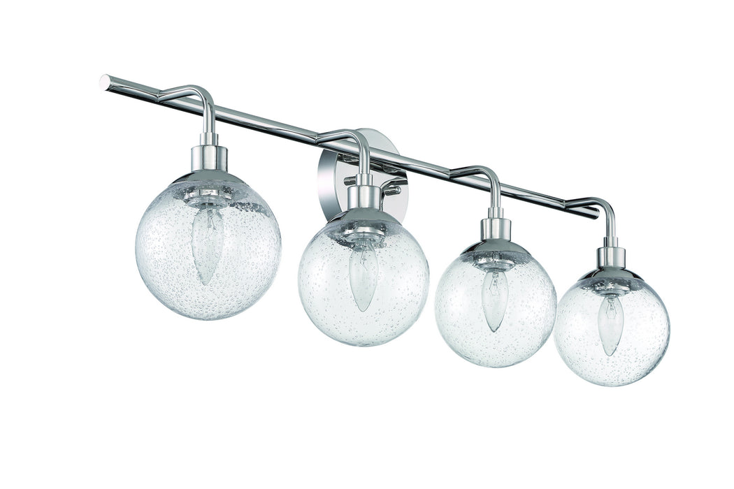 Craftmade 53304-CH Four Light Vanity, Chrome