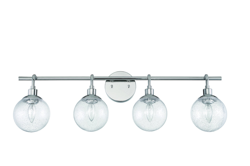 Craftmade 53304-CH Four Light Vanity, Chrome