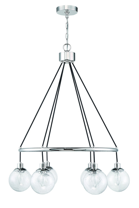 Craftmade 53326-CH Six Light Chandelier, Chrome