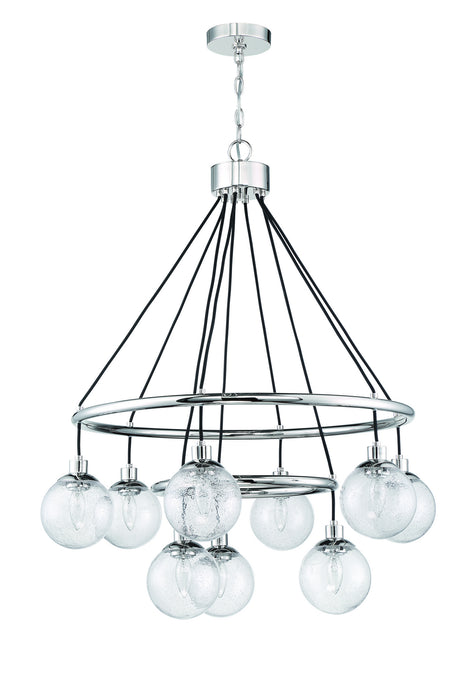 Craftmade 53329-CH Nine Light Chandelier, Chrome