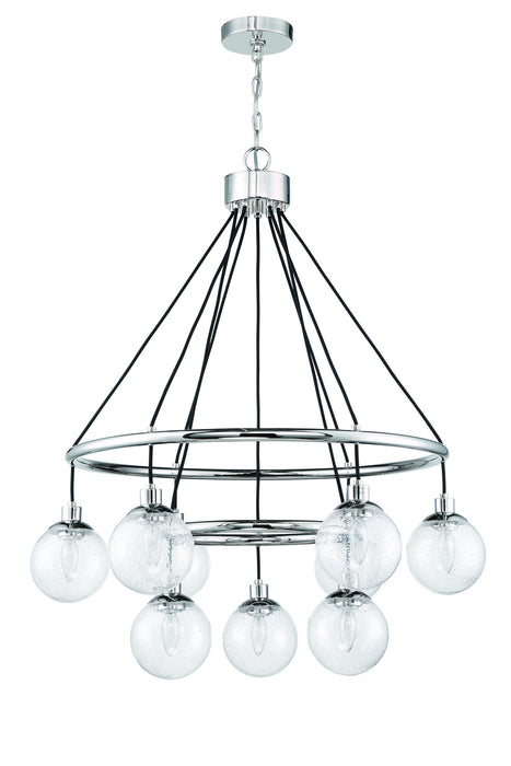 Craftmade 53329-CH Nine Light Chandelier, Chrome