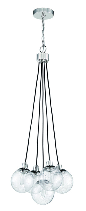 Craftmade 53395-CH Five Light Pendant, Chrome