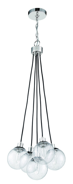 Craftmade 53395-CH Five Light Pendant, Chrome