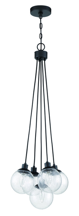 Craftmade 53395-FB Five Light Pendant, Flat Black