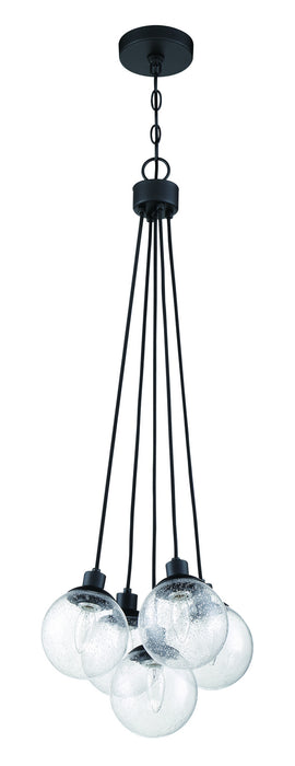Craftmade 53395-FB Five Light Pendant, Flat Black