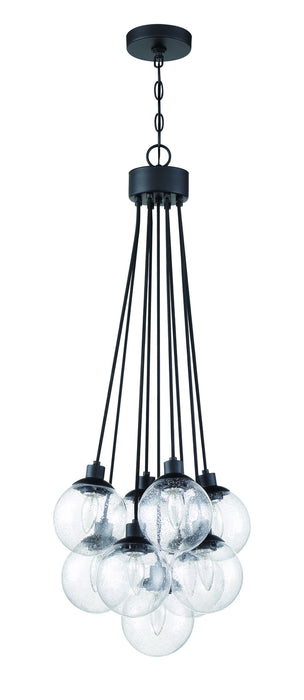 Craftmade 53399-FB Nine Light Pendant, Flat Black