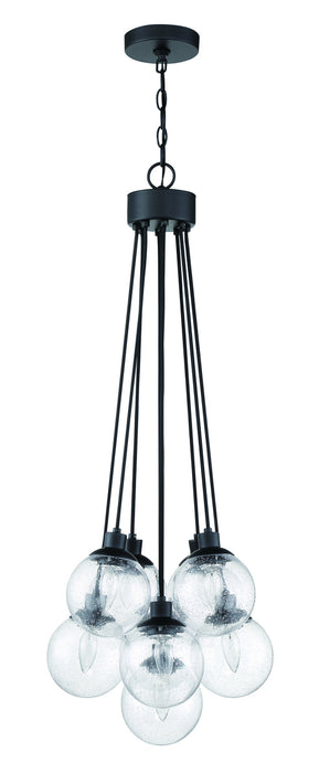 Craftmade 53399-FB Nine Light Pendant, Flat Black