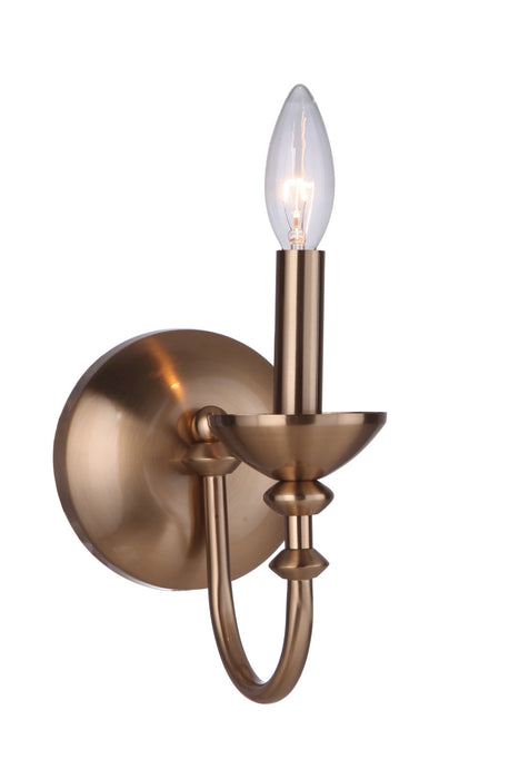 Craftmade 53761-SB One Light Wall Sconce, Satin Brass