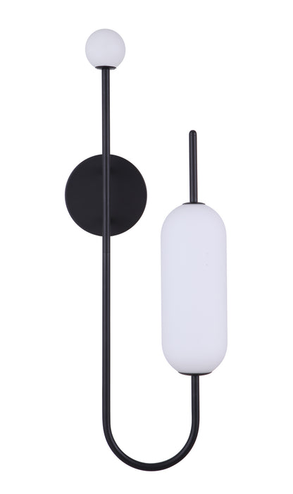 Craftmade 53862-FB-LED LED Wall Sconce, Flat Black