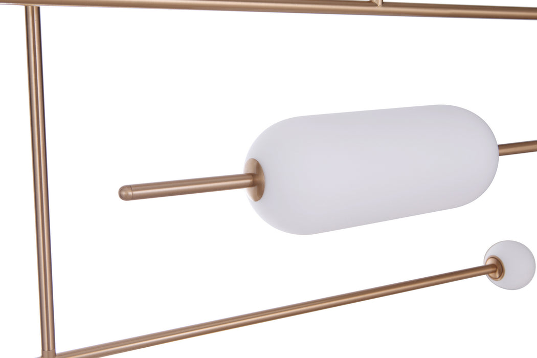 Craftmade 53874-SB-LED LED Island Pendant, Satin Brass