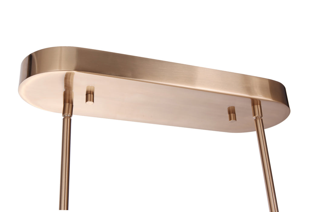 Craftmade 53874-SB-LED LED Island Pendant, Satin Brass