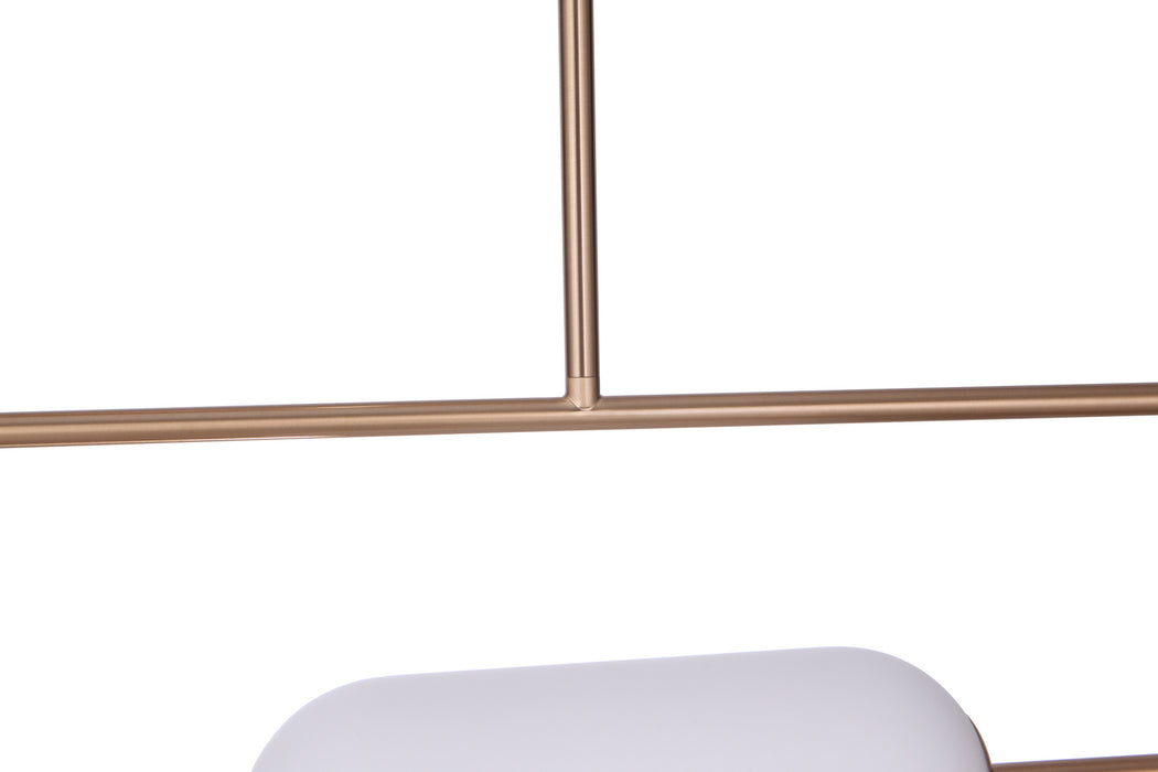 Craftmade 53874-SB-LED LED Island Pendant, Satin Brass