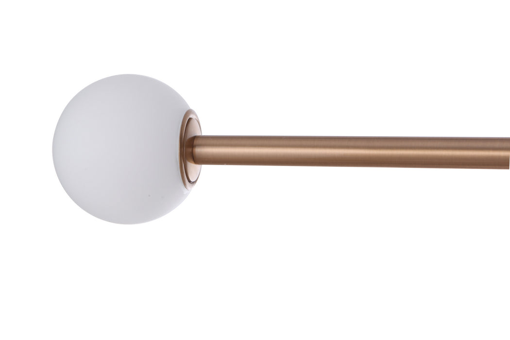 Craftmade 53874-SB-LED LED Island Pendant, Satin Brass
