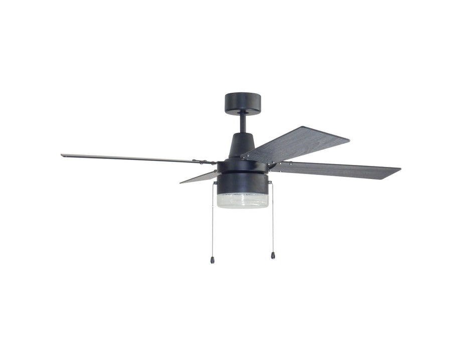 Craftmade DAL48FB4 48" Ceiling Fan, Flat Black