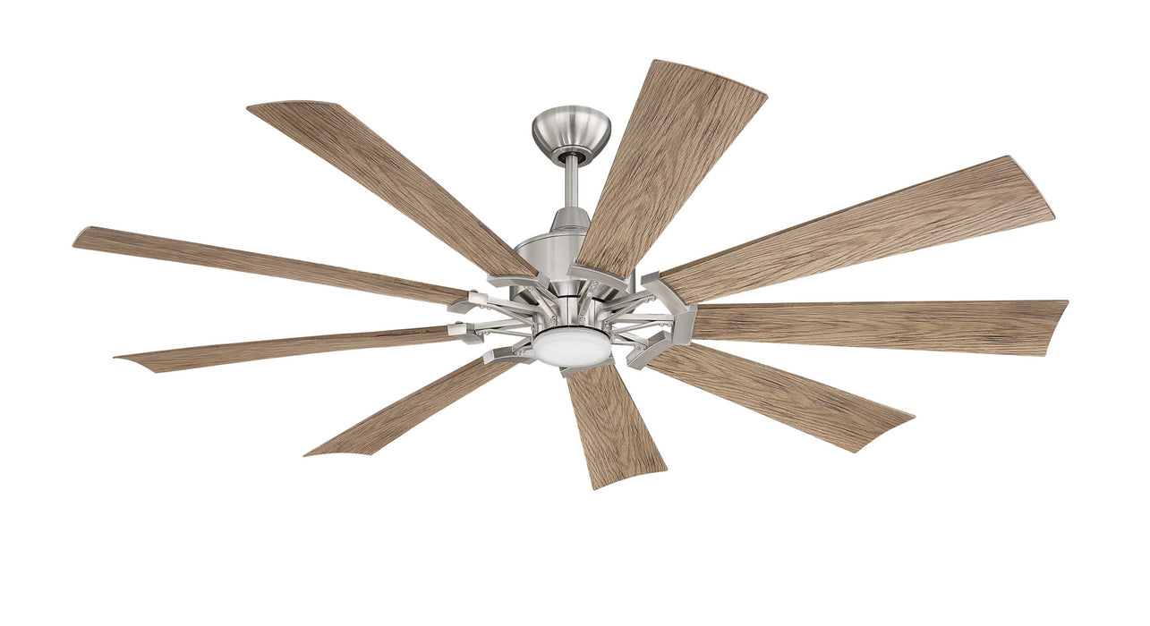Craftmade EAS60BNK9 60"Ceiling Fan, Brushed Polished Nickel