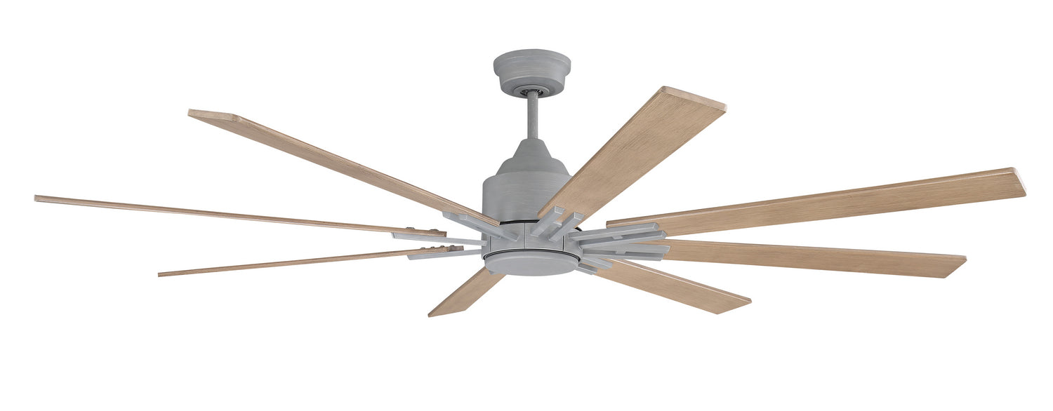 Craftmade FLE70AGV8 70"Ceiling Fan, Aged Galvanized