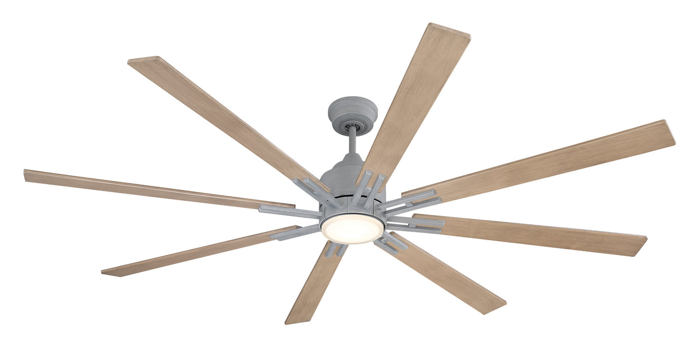 Craftmade FLE70AGV8 70"Ceiling Fan, Aged Galvanized