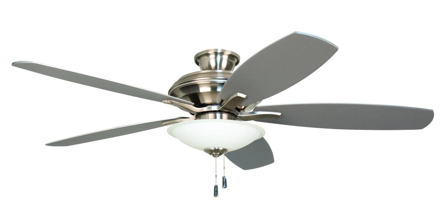 Craftmade JAM52BNK5-LED-FBGW 52"Ceiling Fan, Brushed Polished Nickel