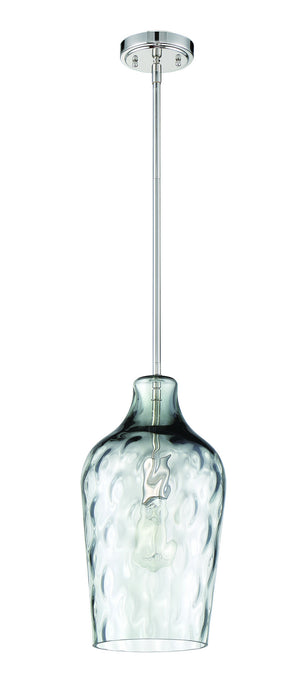 Craftmade P726BNK1 One Light Pendant, Brushed Polished Nickel