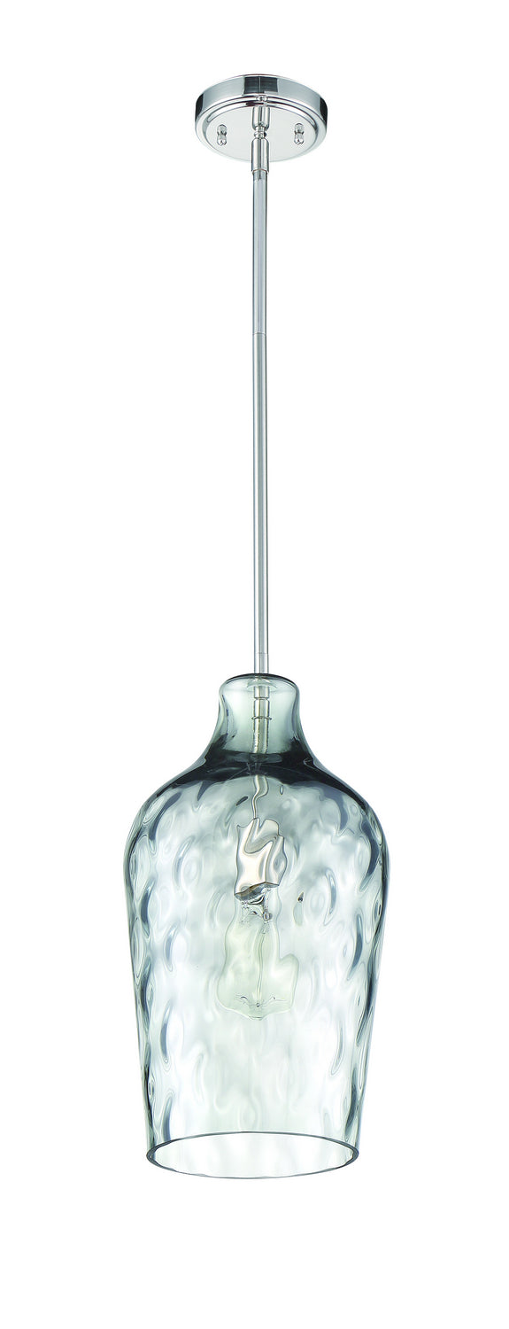 Craftmade P726BNK1 One Light Pendant, Brushed Polished Nickel