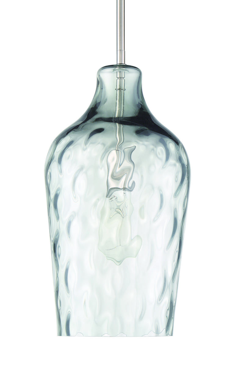 Craftmade P726BNK1 One Light Pendant, Brushed Polished Nickel