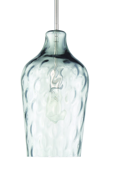Craftmade P726BNK1 One Light Pendant, Brushed Polished Nickel