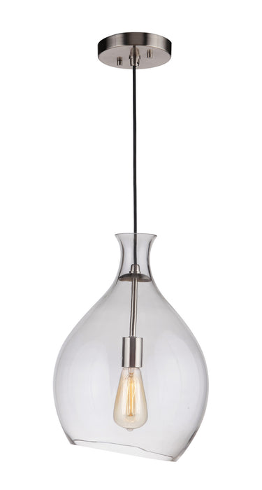 Craftmade P951BNK1 One Light Pendant, Brushed Polished Nickel