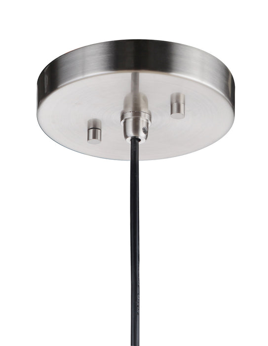 Craftmade P951BNK1 One Light Pendant, Brushed Polished Nickel