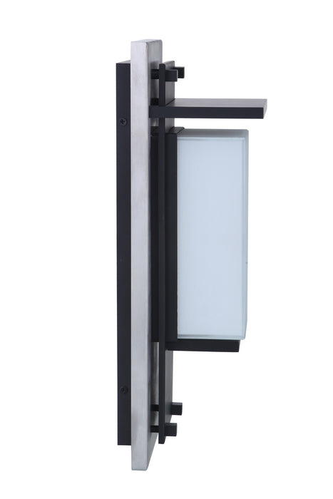 Craftmade ZA2502-SSMN-LED LED Outdoor Lantern, Stainless Steel / Midnight