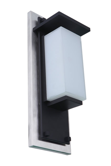 Craftmade ZA2502-SSMN-LED LED Outdoor Lantern, Stainless Steel / Midnight