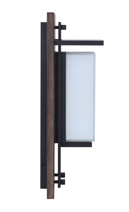 Craftmade ZA2502-WBMN-LED LED Outdoor Lantern, Whiskey Barrel / Midnight