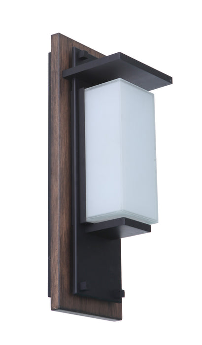 Craftmade ZA2502-WBMN-LED LED Outdoor Lantern, Whiskey Barrel / Midnight