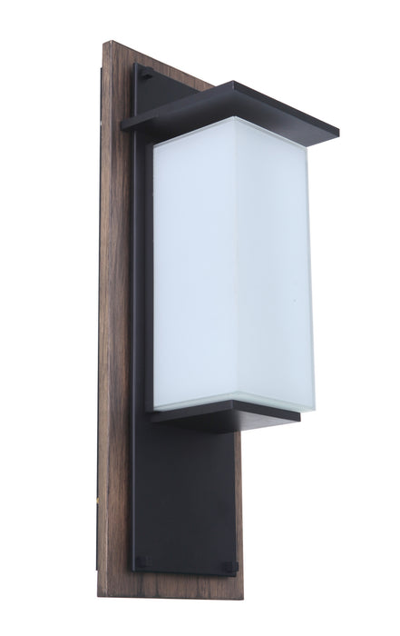 Craftmade ZA2512-WBMN-LED LED Outdoor Lantern, Whiskey Barrel / Midnight