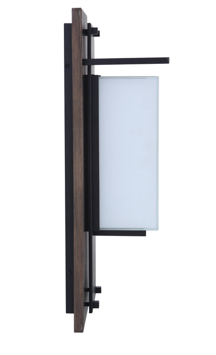 Craftmade ZA2522-WBMN-LED LED Outdoor Lantern, Whiskey Barrel / Midnight