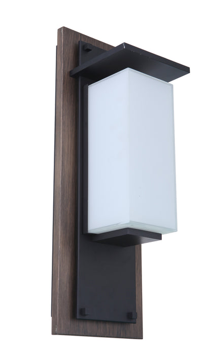 Craftmade ZA2522-WBMN-LED LED Outdoor Lantern, Whiskey Barrel / Midnight