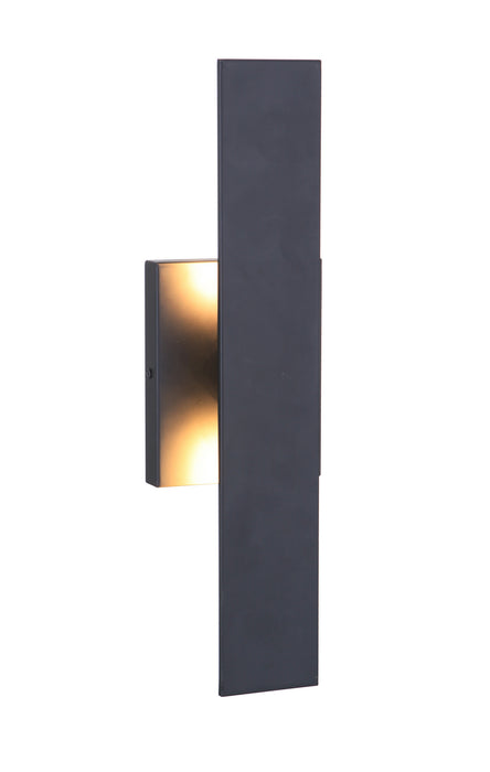 Craftmade ZA2600-MN-LED LED Outdoor Wall Lantern, Midnight