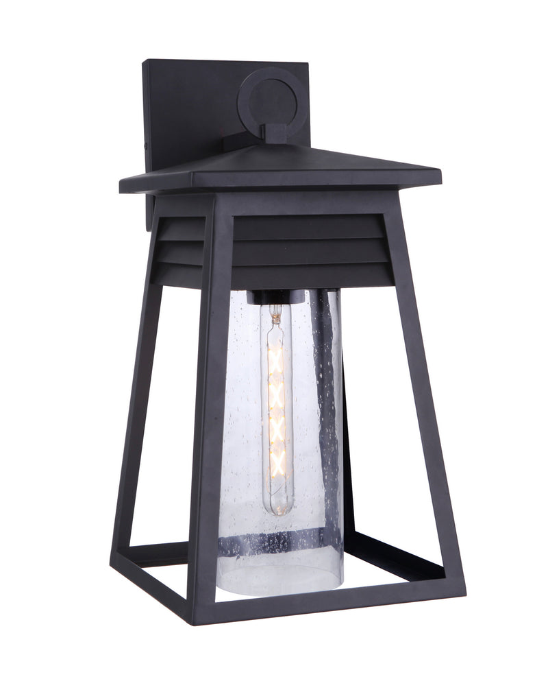 Craftmade ZA2724-TB One Light Outdoor Pendant, Textured Black