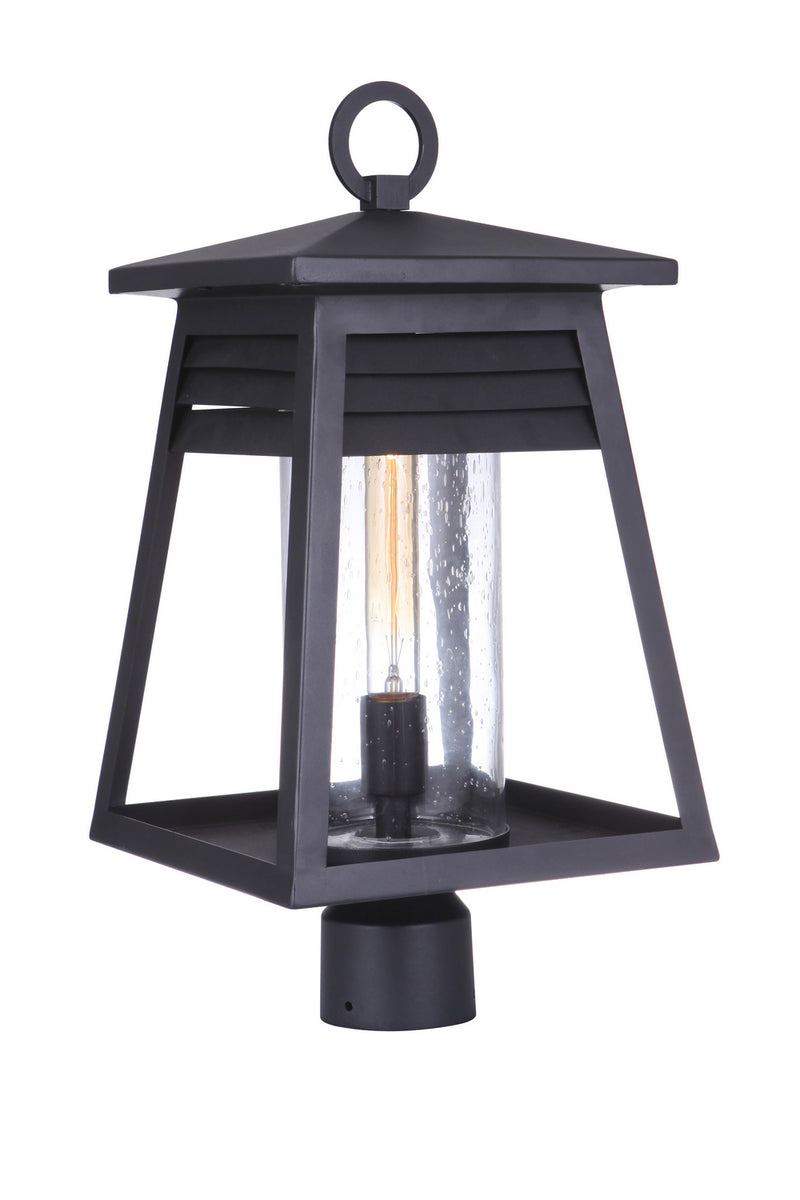 Craftmade ZA2725-TB One Light Outdoor Post Mount, Textured Black