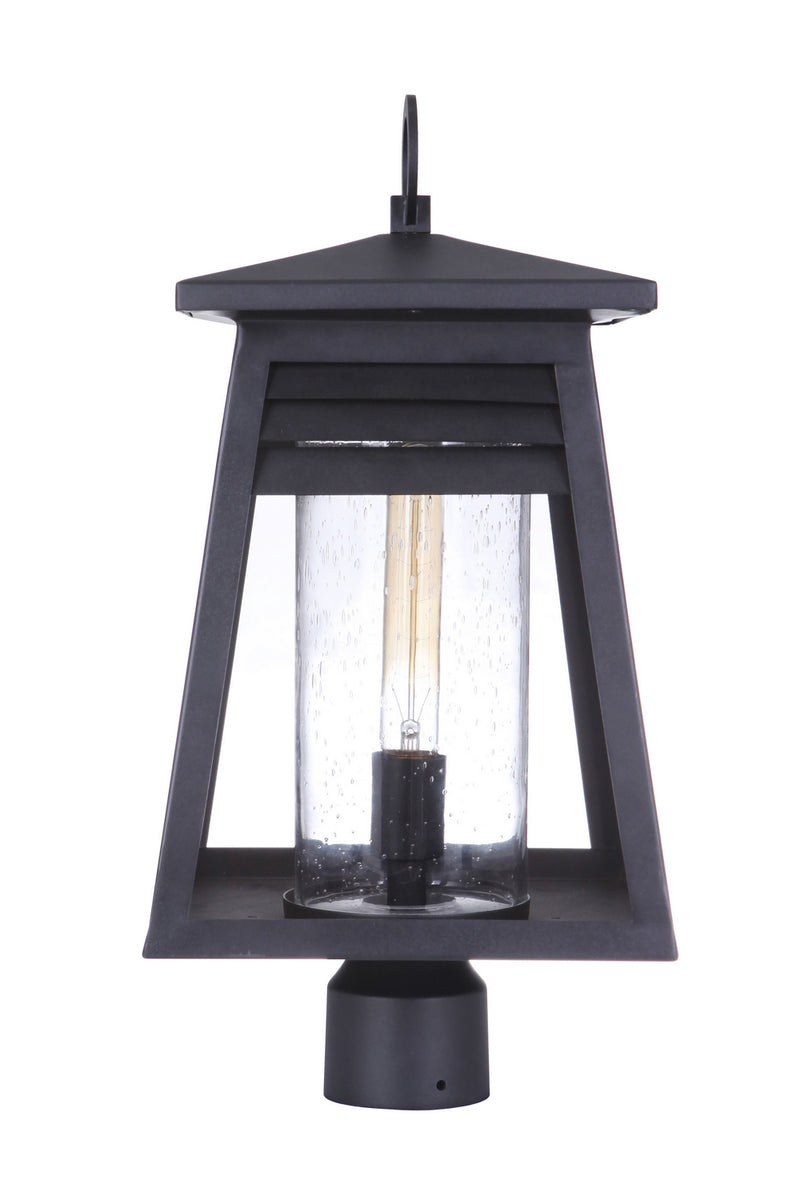 Craftmade ZA2725-TB One Light Outdoor Post Mount, Textured Black