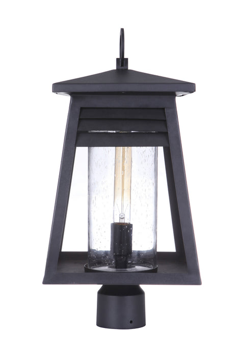 Craftmade ZA2725-TB One Light Outdoor Post Mount, Textured Black