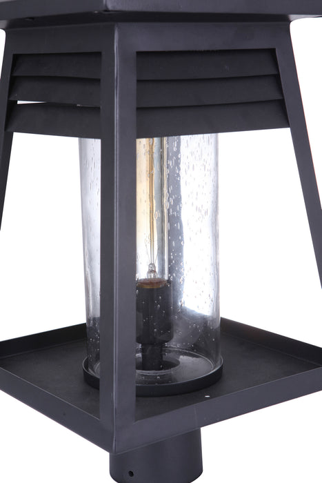 Craftmade ZA2725-TB One Light Outdoor Post Mount, Textured Black