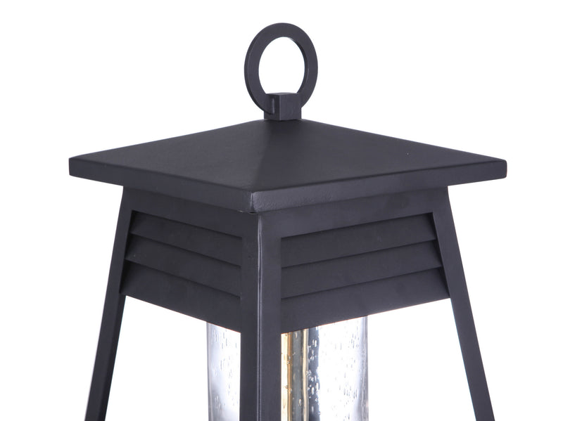 Craftmade ZA2725-TB One Light Outdoor Post Mount, Textured Black