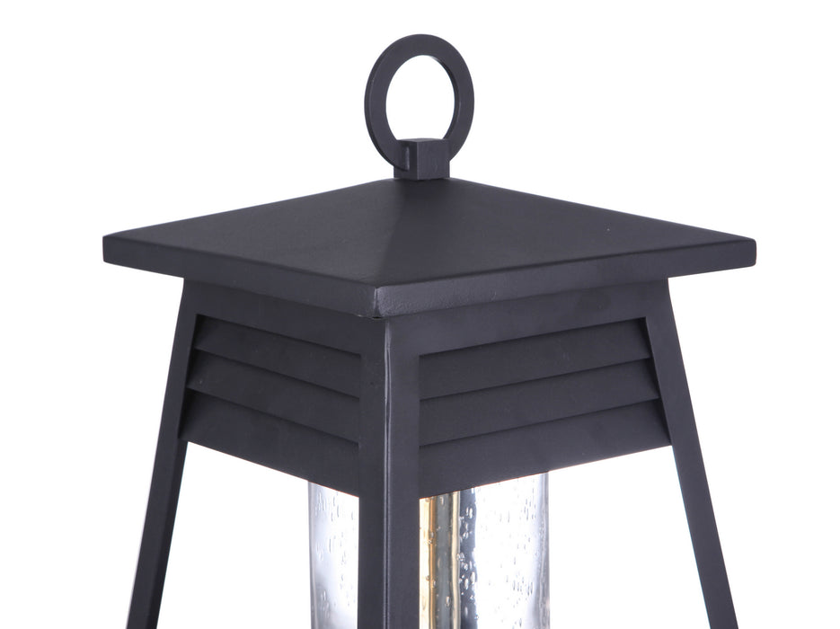 Craftmade ZA2725-TB One Light Outdoor Post Mount, Textured Black